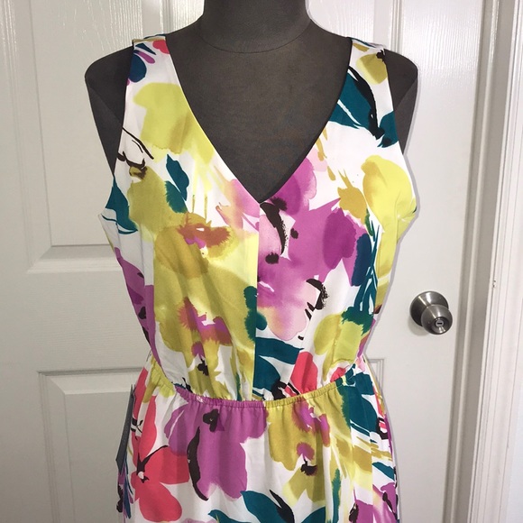 NWOT The Limited Floral Maxi Dress SiZe M - Picture 2 of 5